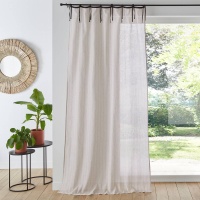 Занавеска С завязками из льна и хлопка Nenio 260 x 135 см бежевый LA REDOUTE INTERIEURS  фото, kupilegko.ru